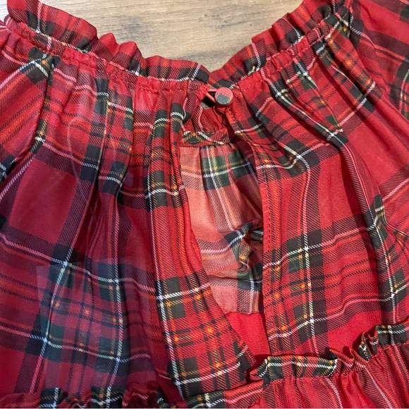NWT Antonio Melani | Deidre Tartan Plaid Holiday Dress - Picture 10 of 14